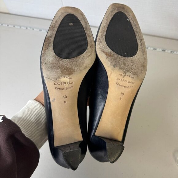 Vintage Roberto Cappuci Leather 90s Y2K Made in Italy Heels Shoes Size 10B - Picture 9 of 13